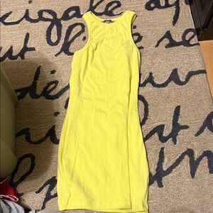 Signature8 Vibrant Yellow Midi Dress